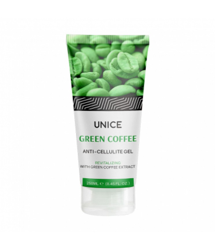 Антицелюлітний гель Unice з екстрактом зерен зеленої кави, 250 мл