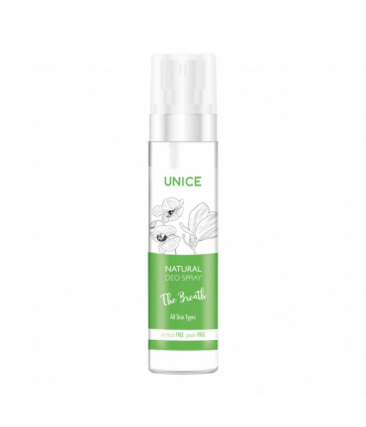 Натуральний дезодорант-спрей Unice The Breath для жінок, 100 мл