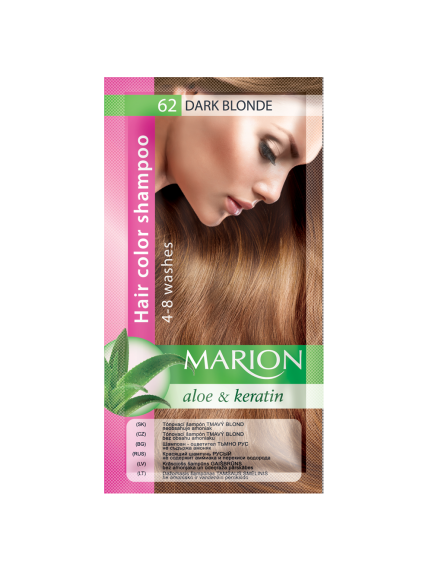 Відтіночний шампунь Marion Color, 62 Темний блонд, 40 мл