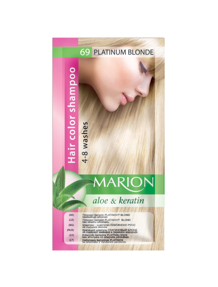 Відтіночний шампунь Marion Color, 69 Платиновий блонд, 40 мл