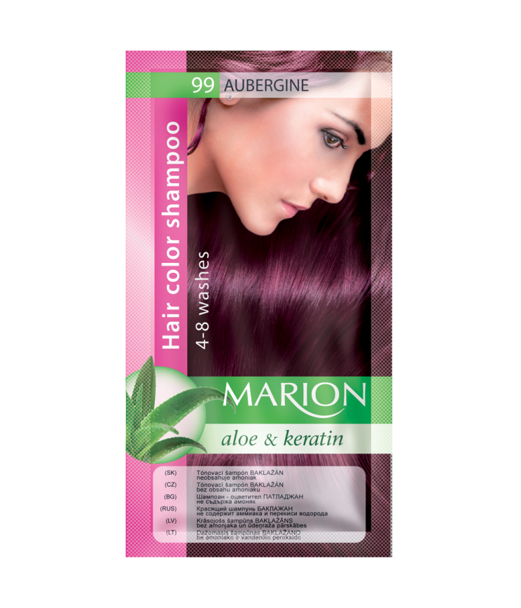 Відтіночний шампунь Marion Color, 99 Баклажан, 40 мл