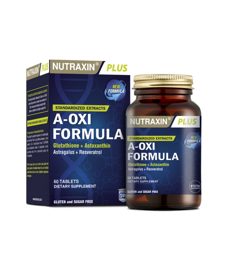 Дієтична добавка A-OXI FORMULA NUTRAXIN, 60 таблеток