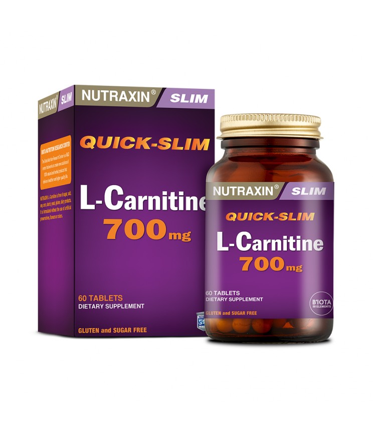 Дієтична добавка "L-карнітин" NUTRAXIN, 60 таблеток
