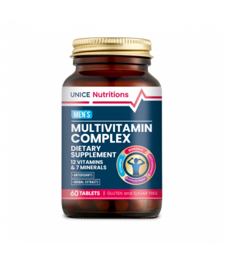 Мультивітамінний комплекс для чоловіків Unice Nutritions, 60 таблеток
