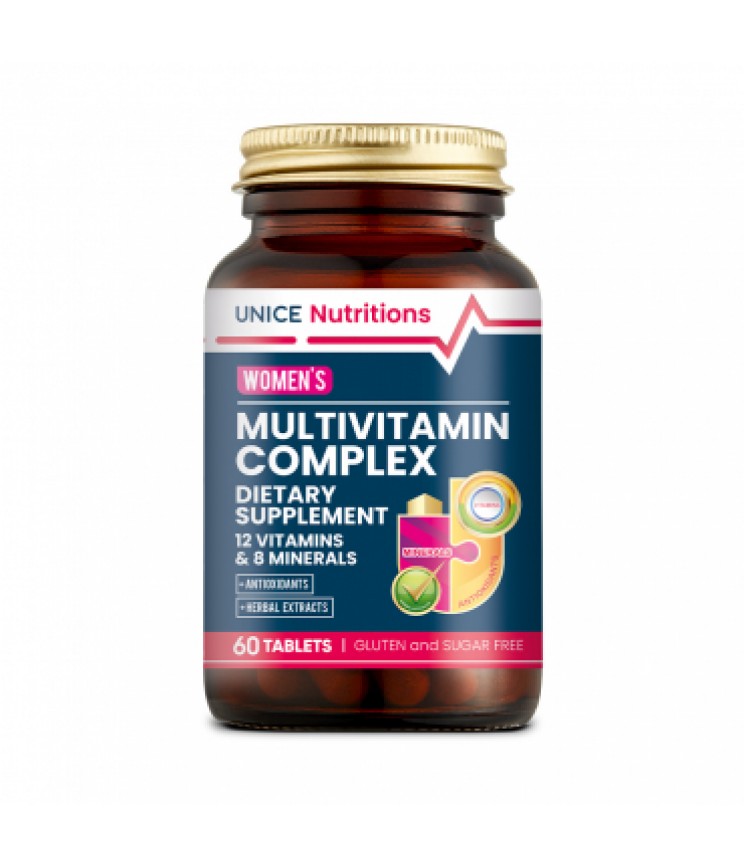 Мультивітамінний комплекс для жінок Unice Nutritions, 60 таблеток